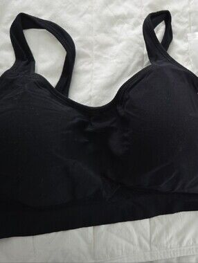 Truekind Black Seamless Daily Comfort Wirefree Shaper Bra